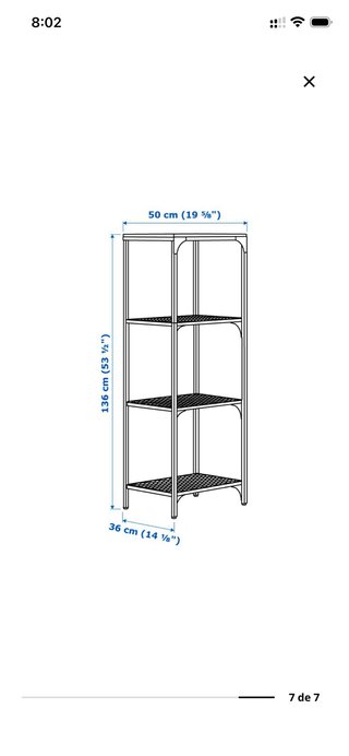 Estanterías Industriales IKEA FJÄLLBO