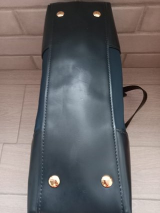 Bolso shopper Bimba &Lola color petróleo. Poco uso
