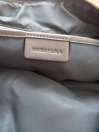 Bolso shopper Bimba &Lola color petróleo. Poco uso