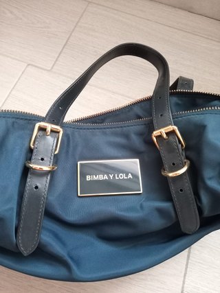 Bolso shopper Bimba &Lola color petróleo. Poco uso