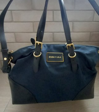 Bolso shopper Bimba &Lola color petróleo. Poco uso