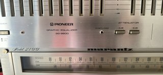 Pioneer SG 9800 Ecualizador Gráfico Plata