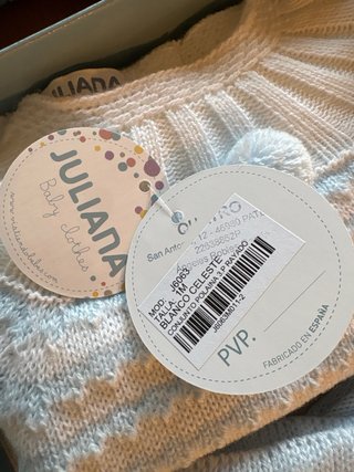 Conjunto punto bebé 1 mes