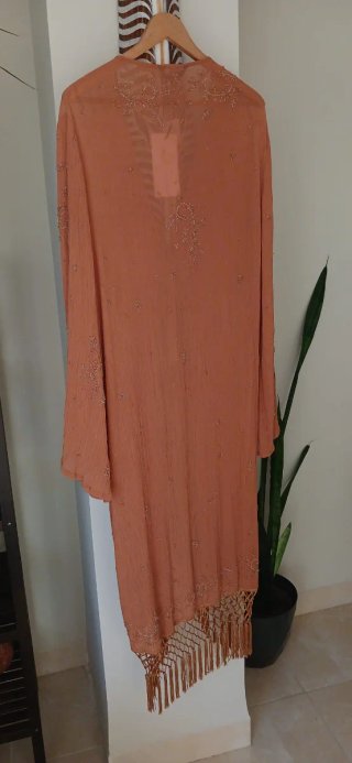 Kaftán Zara Naranja Talla M