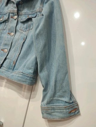 Giubbino jeans bimba 7/8 anni