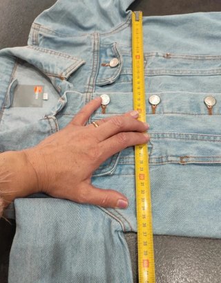 Giubbino jeans bimba 7/8 anni