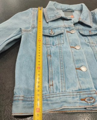 Giubbino jeans bimba 7/8 anni