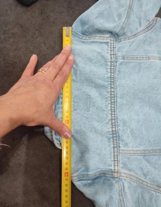 Giubbino jeans bimba 7/8 anni