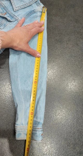 Giubbino jeans bimba 7/8 anni