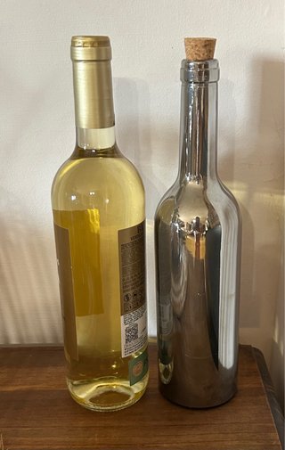 Botella Decorativa con Luz LED