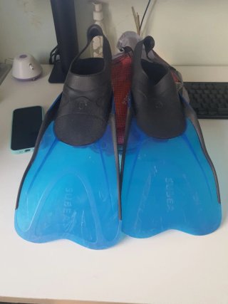 Aletas de natación SUBSEA azules 38/39