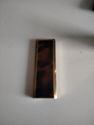 Encendedor dorado con estuche