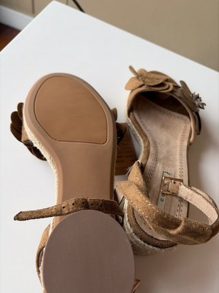 Sandalias Corina camel Talla 38 Nuevas