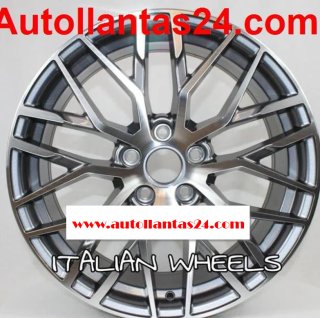Juego 4 llantas para audi moroni antracita r352419