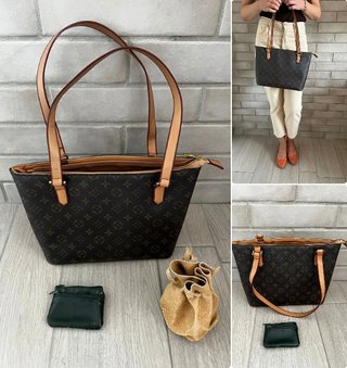 Bolso de hombro diferentes tonos marrones + Regalo