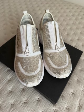 Zapatillas Michael Kors Brillantes Blancas Talla X