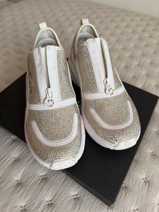 Zapatillas Michael Kors Brillantes Blancas Talla X