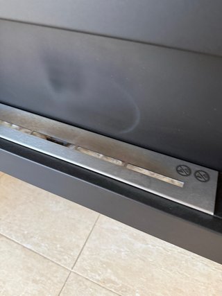Mueble TV Blanco con Chimenea Bioetanol