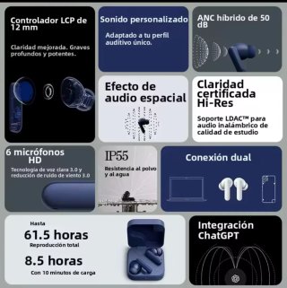 Auriculares CMF Buds 2 Plus by Nothing. A estrena.