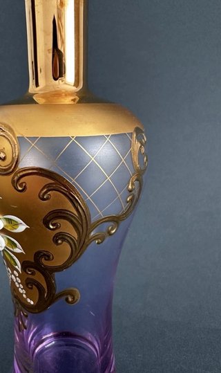 Bottiglia Murano A. Salvadori Oro 24K Vintage