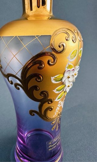 Bottiglia Murano A. Salvadori Oro 24K Vintage