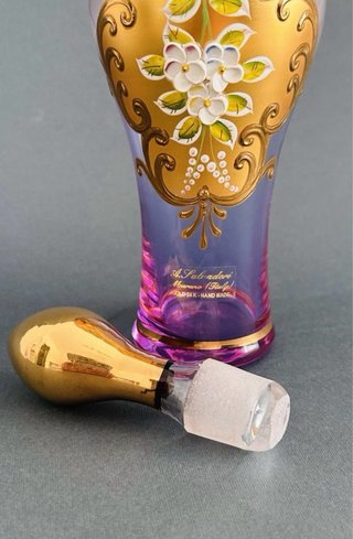 Bottiglia Murano A. Salvadori Oro 24K Vintage