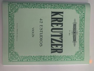 Libro Violín Kreutzer: 42 Estudios