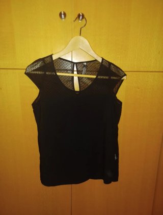 Pack dos blusas, manga corta, b/n, Stradivarius, S