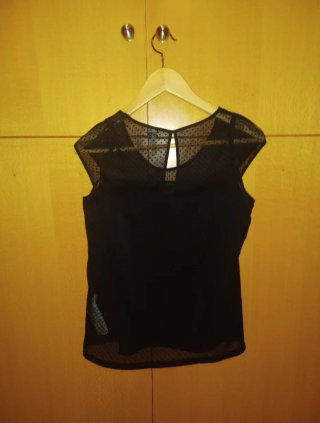 Pack dos blusas, manga corta, b/n, Stradivarius, S