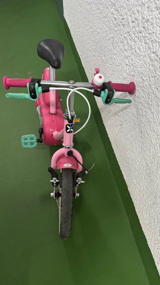 Bicicleta niña rosa Decathlon