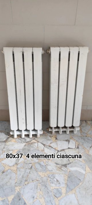 Set 2 termosifoni alluminio usati