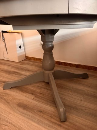 Mesa redonda extensible 110 cm