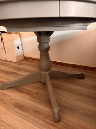 Mesa redonda extensible 110 cm