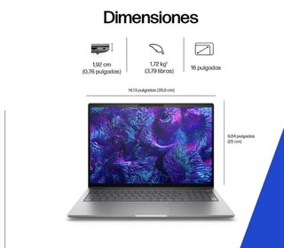 HP ZBook 8 G1i Intel Core Ultra 7 265 16"