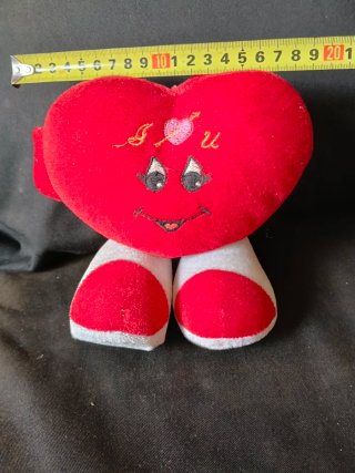 Peluche Corazón Rojo I Love You