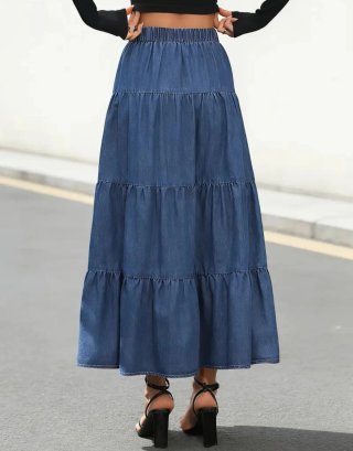 Falda vaquera azul 2XL. De Shein. Nueva, a estrena