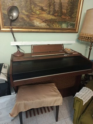 Órgano Yamaha 2 teclados y pedales