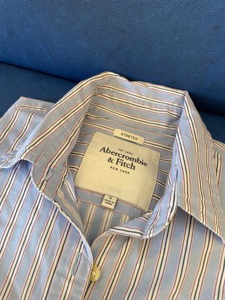 Camisa Abercrombie & Fitch Talla S Rayas stretch