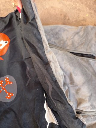 Saquito para carrito de bebé con diseño pirata