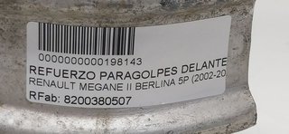 REFUERZO PARAGOLPES DELANTERO RENAULT MEGANE II BERLINA 5P Confort Authentique