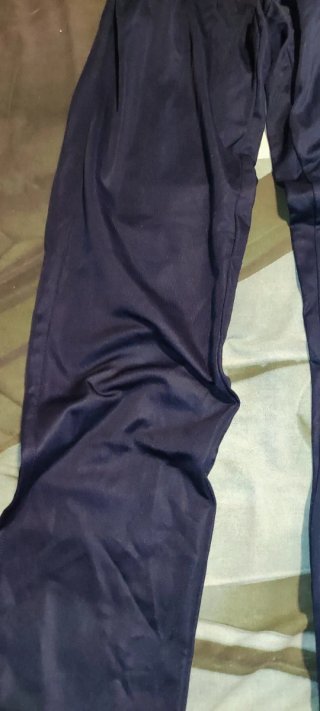 Pantalón 26 chándal azul y blanco