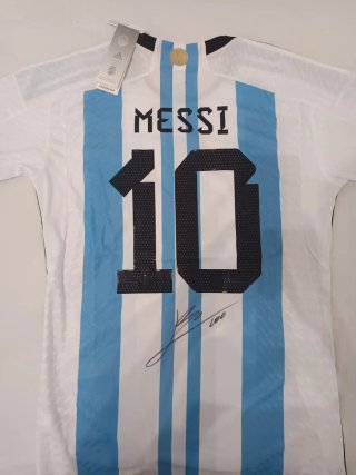 Camiseta Argentina Messi Firmada COA