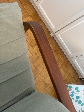Hamaca Ikea Poang Tela Madera
