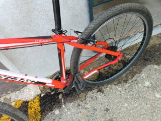 Bicicleta de Montaña Roja TOGANO TRACK