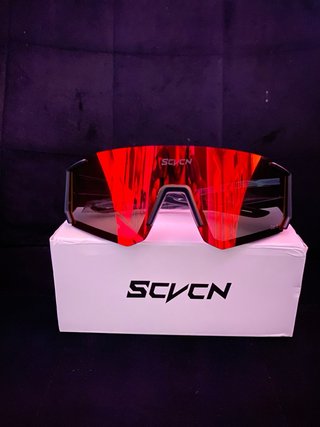 Gafas de sol SCVN rojas y blancas