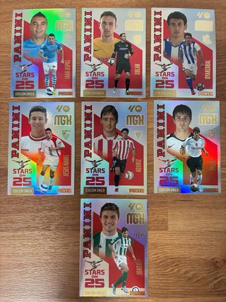 Lote cromos Panini megacrack Recién abierto