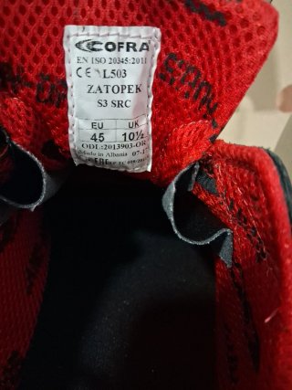 Botas de seguridad Cofra negras