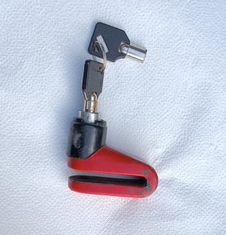 Antirrobo disco moto con 2 llaves