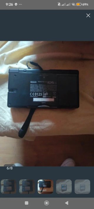 Nintendo DS Lite Negra + Super Mario