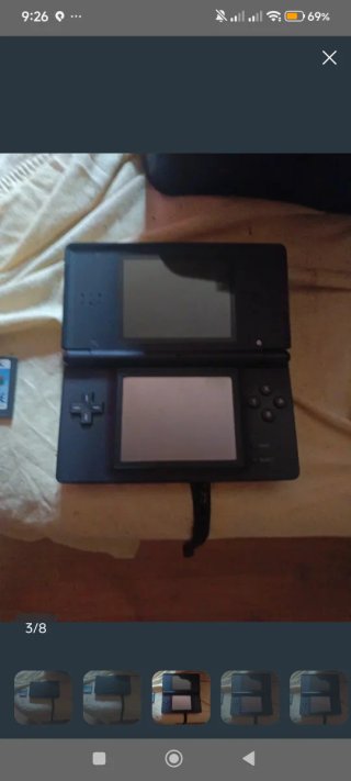 Nintendo DS Lite Negra + Super Mario